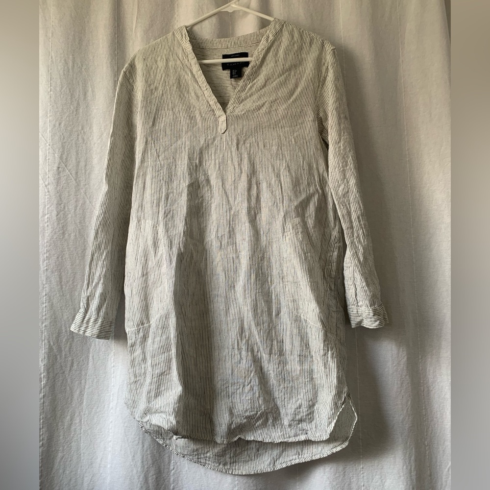 Tahari 100% Linen Dress - S